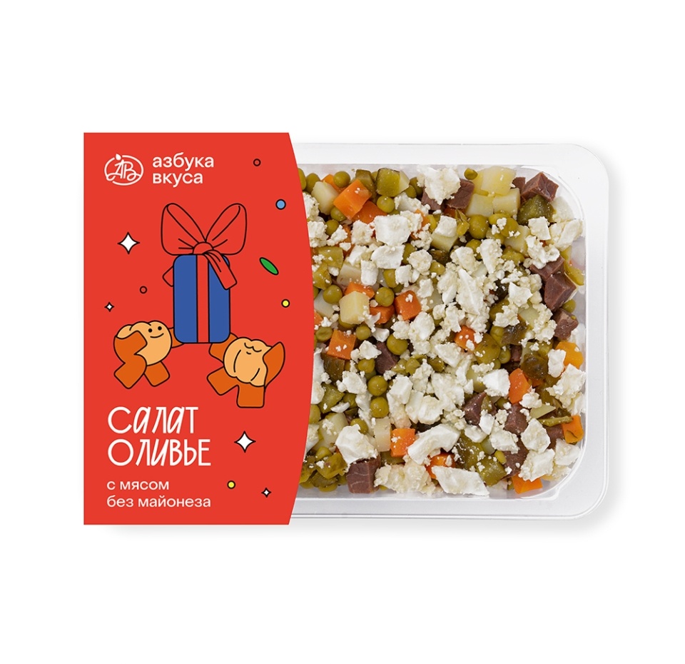 

Салат Оливье с мясом без майонеза «Уже готово» 700 г