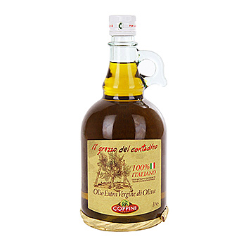 

Масло оливковое "Coppini Grezzo Contadino" Extra Virgin нерафинированное регион Умбрия 1л