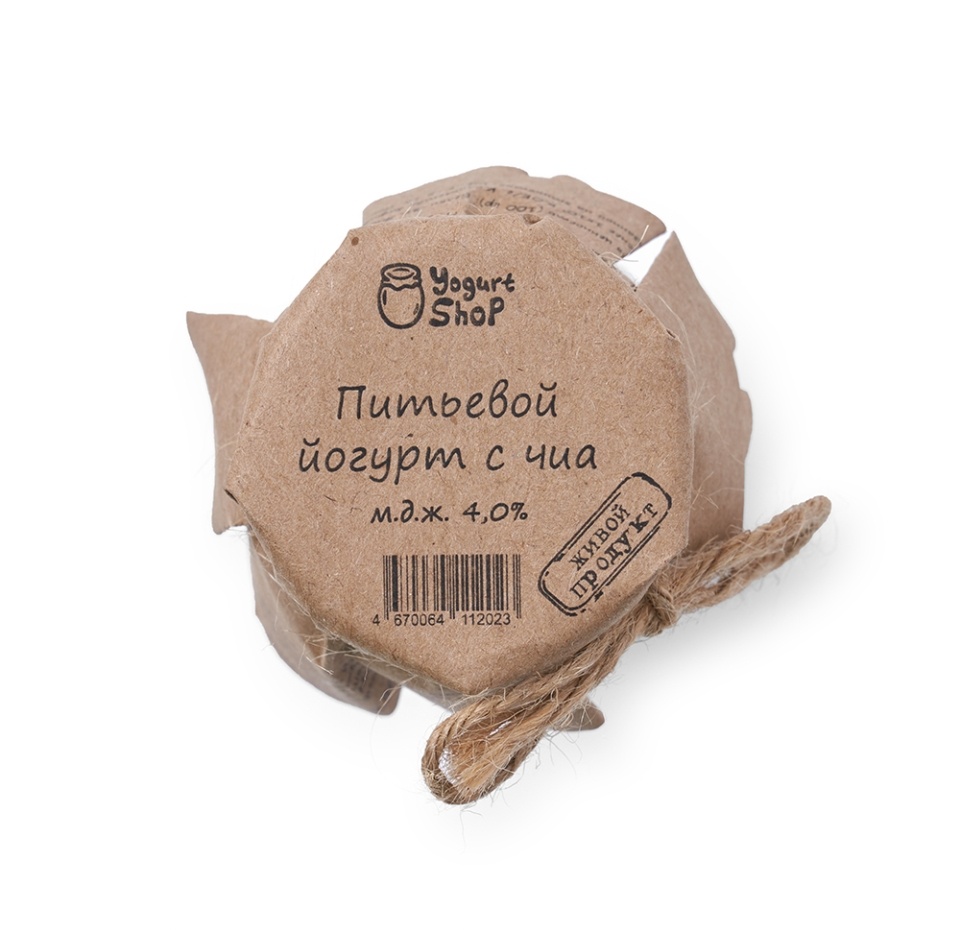 

Йогурт питьевой Yogurt Shop с семенами чиа 4% 250 г