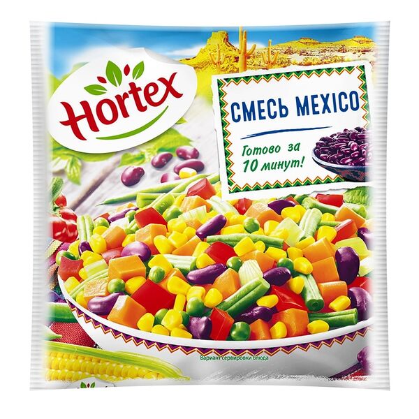 Смесь овощная Hortex Mexico замороженная 400г