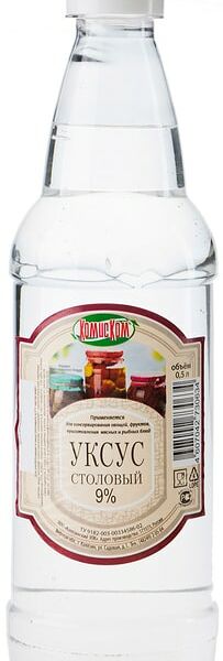 Уксус КомисКом Столовый 9% 500мл