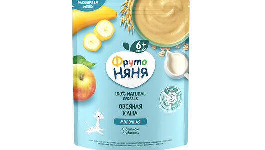 Каша ФрутоНяня Овсяная Банан яблоко
