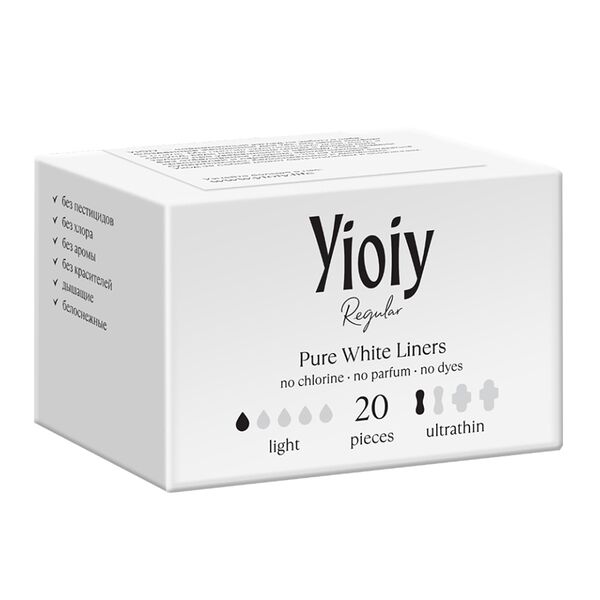 Прокладки ежедневные Yioiy Женские гигиенические 20 шт, Китай