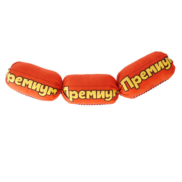 Игрушка для собак с пищалкой и погремушкой Связка сарделек, 33х6,5 см