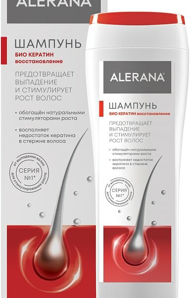 Шампунь для волос Alerana Био Кератин восстанавливающий 250мл