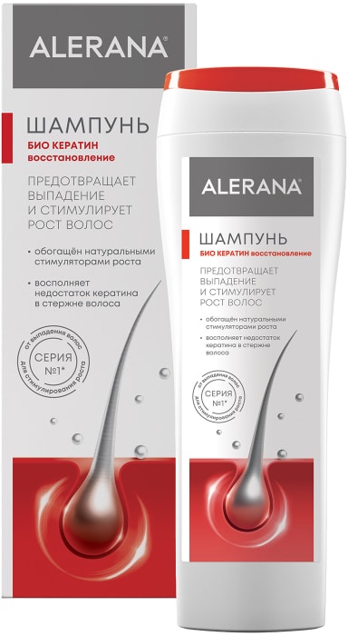 

Шампунь для волос Alerana Био-кератиновое восстановление 250 мл