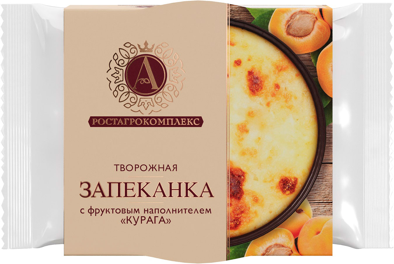

Запеканка творожная А. Ростагрокомплекс с курагой 13%