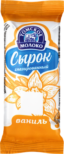 

Сырок творожный Томское Молоко ваниль глазированный 23% 40 г