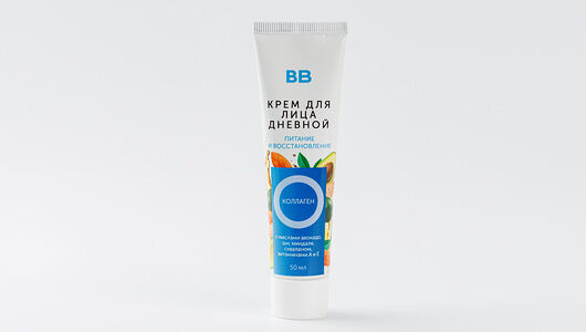 Крем для лица ВкусВилл дневной восстанавливающий Коллаген 50 мл