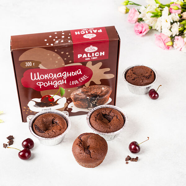 Фондан шоколадный с вишней замороженный 300 г