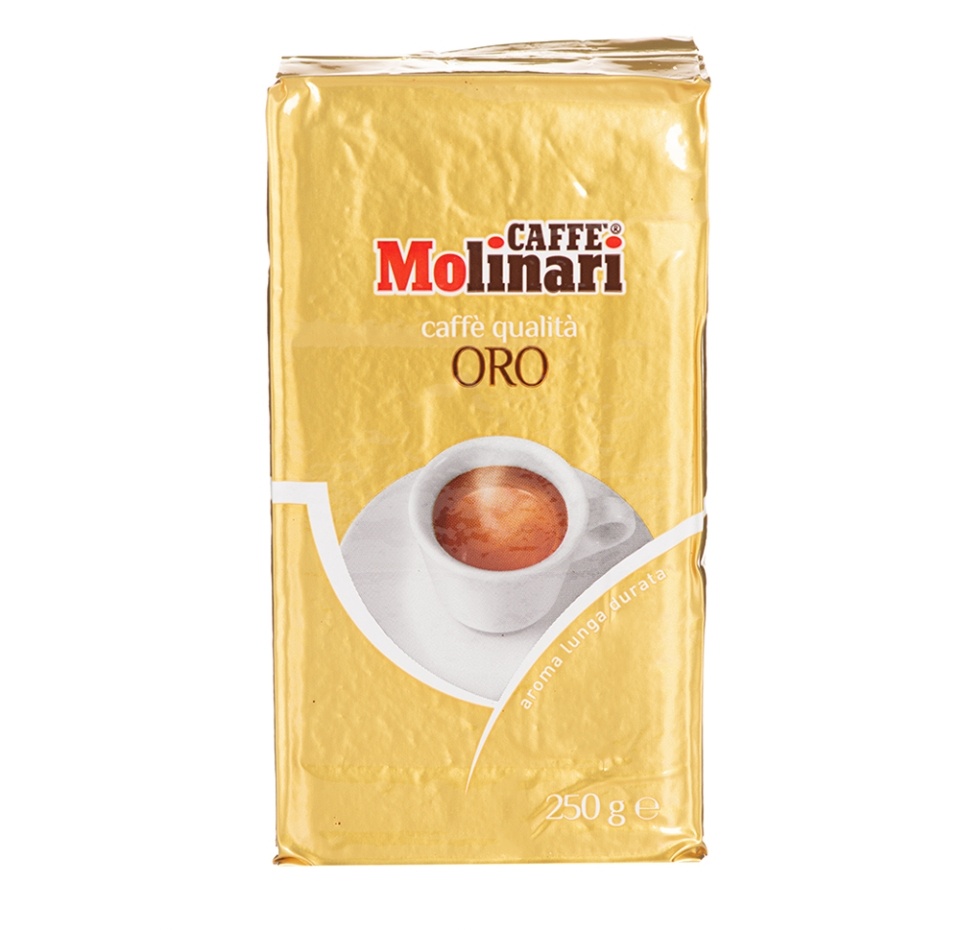 

Кофе молотый Molinari ORO 250 г