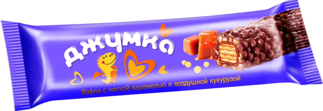 

Батончик вафельный Джумка Мягкая карамель и воздушная кукуруза 37 г