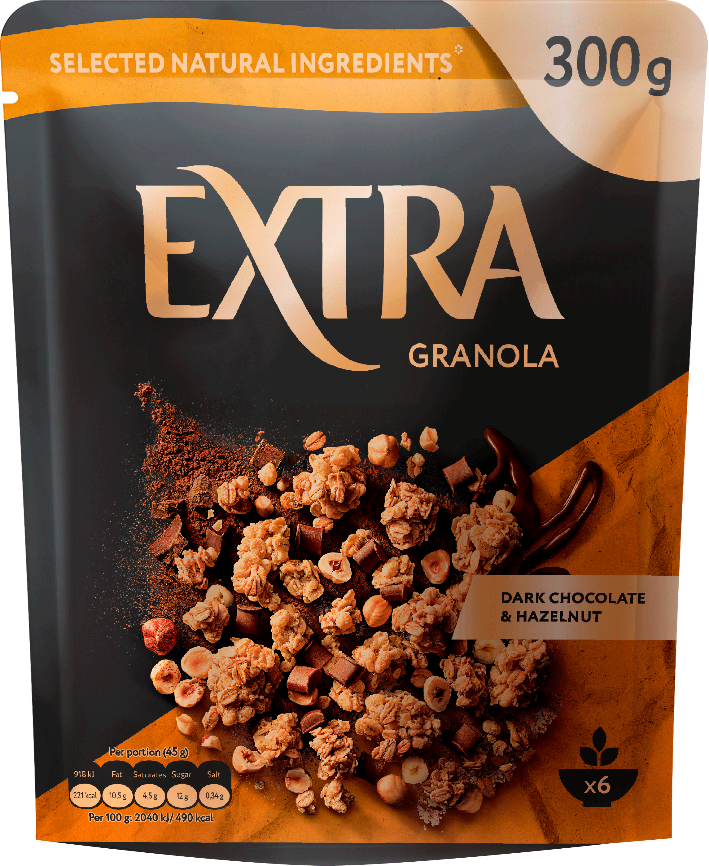 

Extra Гранола с темн шоколад и фундук