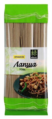 Лапша Midori Soba гречневая Премиум