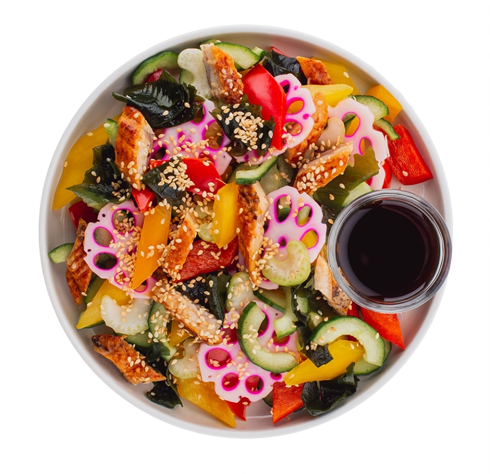 

Салат с угрем в соусе унаги От бренд-шефа АВ вес