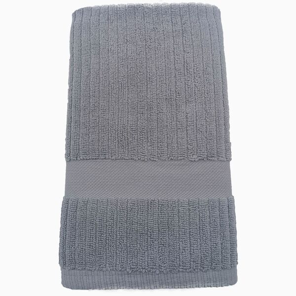 Полотенце махровое Barkas-Teks Time, серый, хлопок, 70х130 см