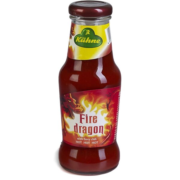 Соус томатный KUHNE Fire Dragon, с острым перцем чили, 250мл
