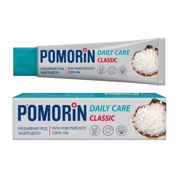 Паста зубная Pomorin Classic Ежедневный уход, 100 мл
