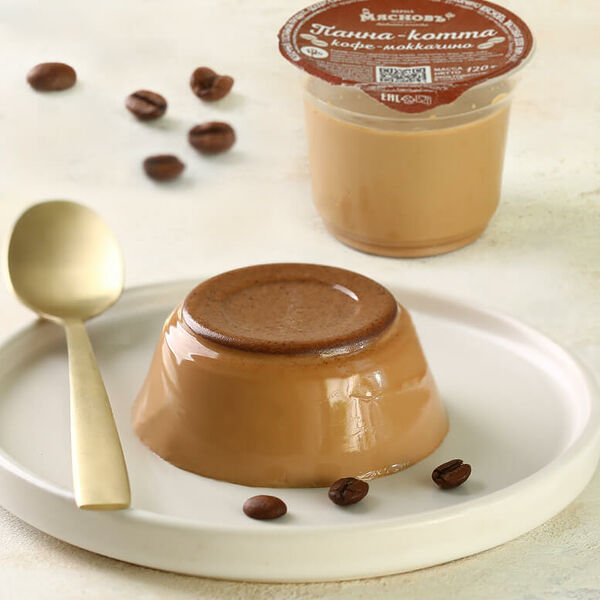 Десерт сливочный Панна-котта кофе-моккачино 8% МясновЪ Ферма 120 г