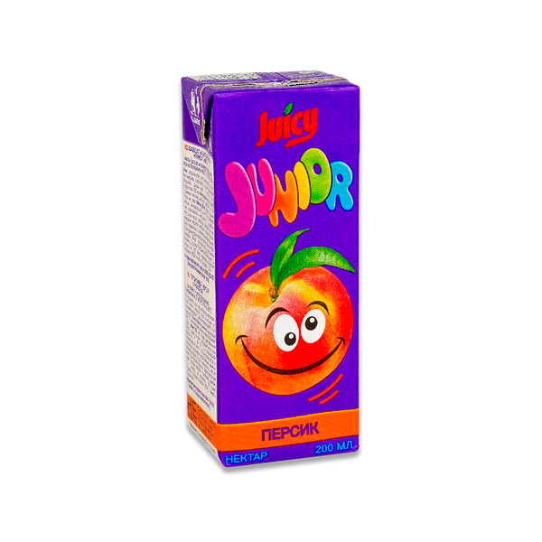 Нектар Juicy Junior персик 200 мл