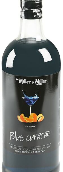 Сироп Miller&Miller десертный барный Блю Кюрасао 1л