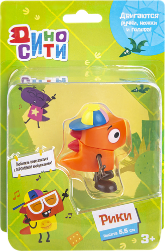 

Игрушка ДИНОСИТИ Рики, Тина, Мама, Папа, в ассортименте 7см