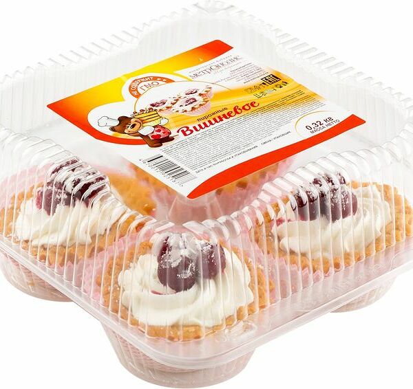 Пирожное Метрополис Вишнёвое, 320г