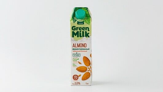 Напиток ячменно-нутовый Green Milk Миндаль 2%