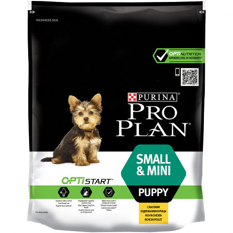 Pro Plan Small & Mini Puppy корм для щенков мелких и карликовых пород Курица