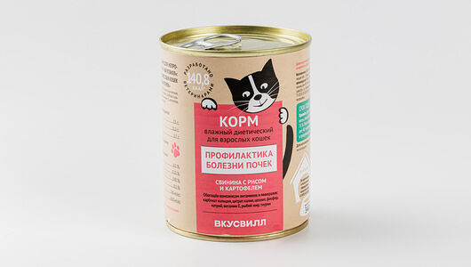 Корм влажный диетический для взрослых кошек 