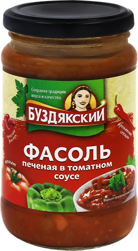 

Фасоль Буздякский печеная в томатном соусе, 350 г