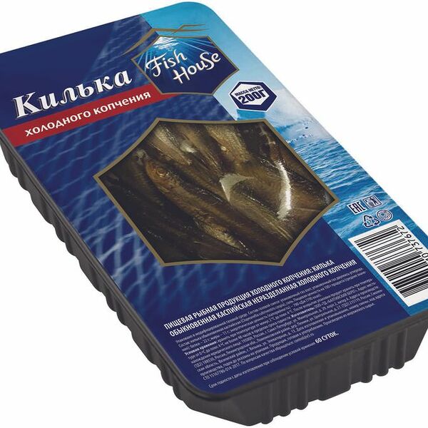 Килька Fish House каспийская обыкновенная холодного копчения 200г