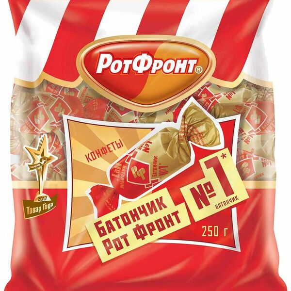 Конфеты Рот Фронт батончики 250г