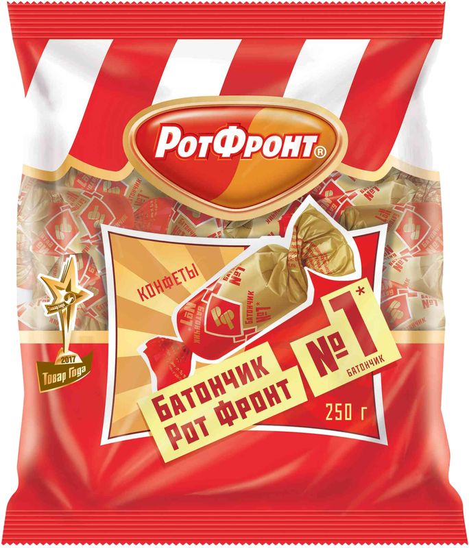 

Конфеты Рот Фронт батончики 250 г