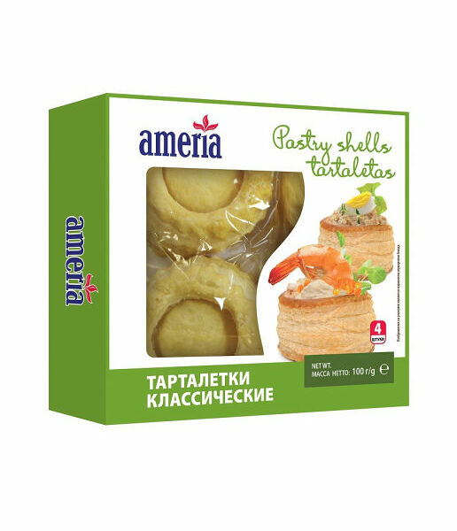 Тарталетки Ameria классические 4 шт.