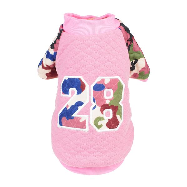 Толстовка для собак L розовый (девочка)