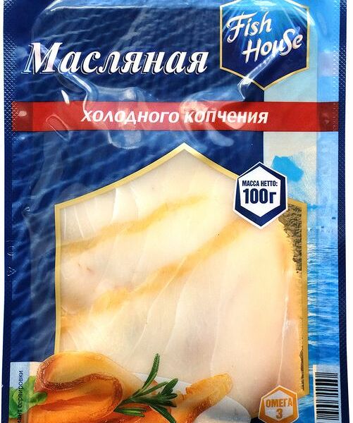 Рыба масляная Fish House Эсколар филе-ломтики холодного копчения 100 г