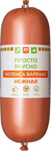 

Колбаса вареная ПРОСТО ВКУСНО Нежная стандарт, 1кг