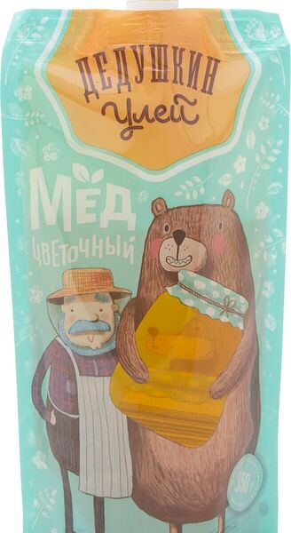 Мед Дедушкин улей Цветочный 350г