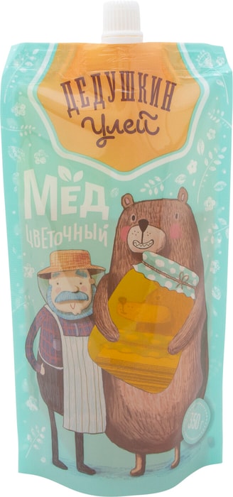 

Мед Дедушкин улей цветочный 350 г