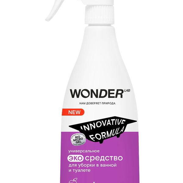 Средство чистящее для уборки ванной комнаты Эко Wonder Lab Универсальное