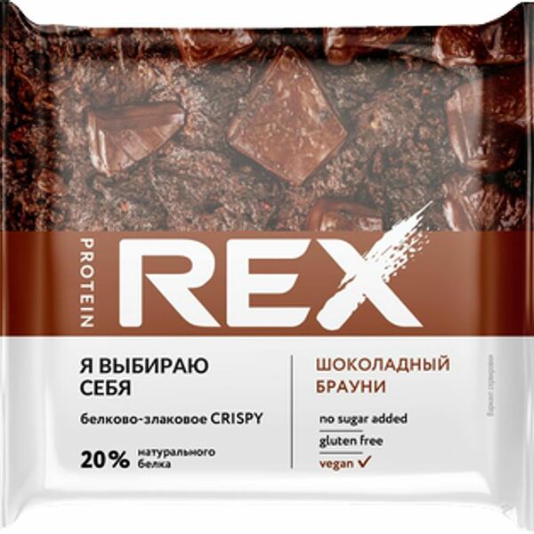 Хлебцы ProteinRex Шоколадный брауни протеиново-злаковые 55г