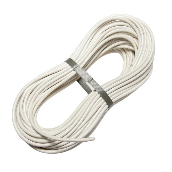 Провод Реальная Электрика ПВС, 2х0.75 мм, белый, 5 м