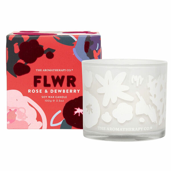 Cвеча ароматическая Rose and Dewberry ,100 гр (1407815)