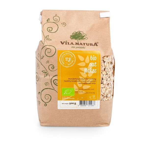 Хлопья овсяные БИО, Vila Natura