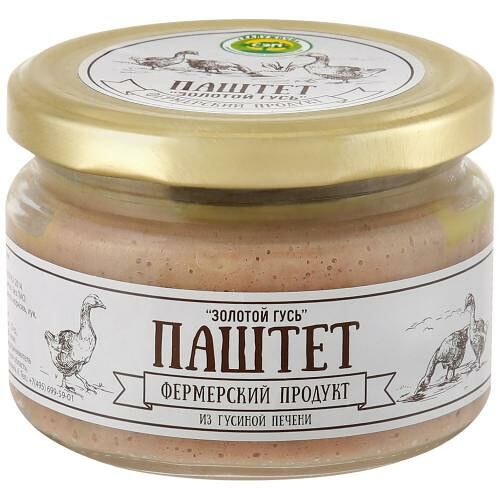 Паштет Калужичи Золотой гусь из гусиной печени