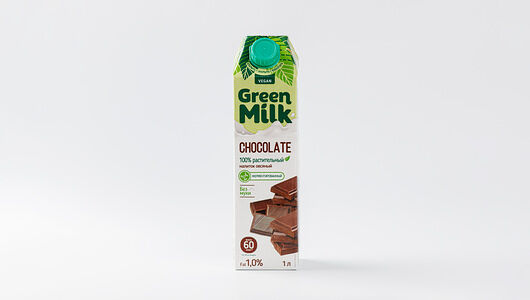 Напиток Green Milk растительный овсяный с шоколадом