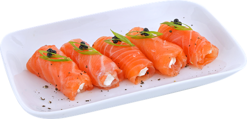 

Рулетики из лосося Лента Fresh деликатесные вес