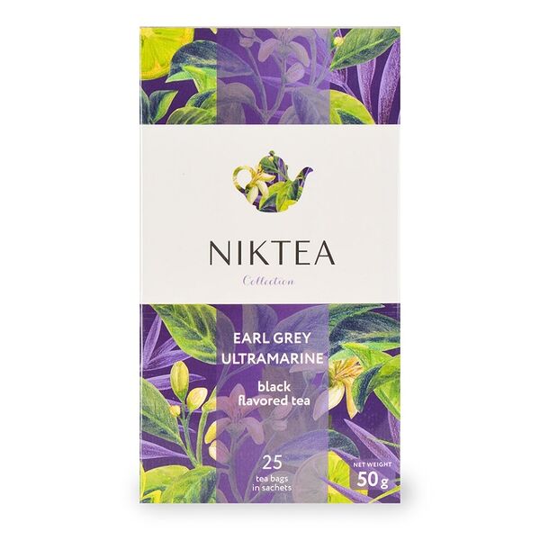 Чай черный байховый Эрл Грей Ультрамарин Niktea
