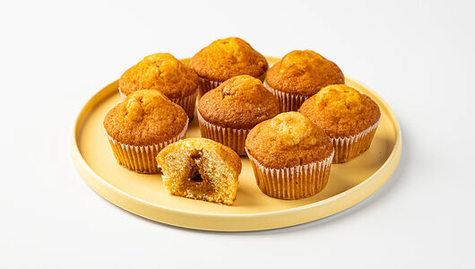 Капкейк с начинкой сгущенное молоко